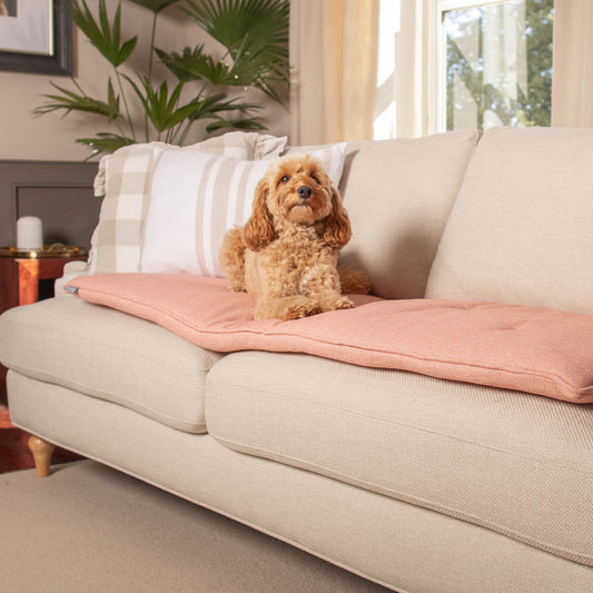 Sofa Topper in Peony Orkney Tweed by Lords & Labradors