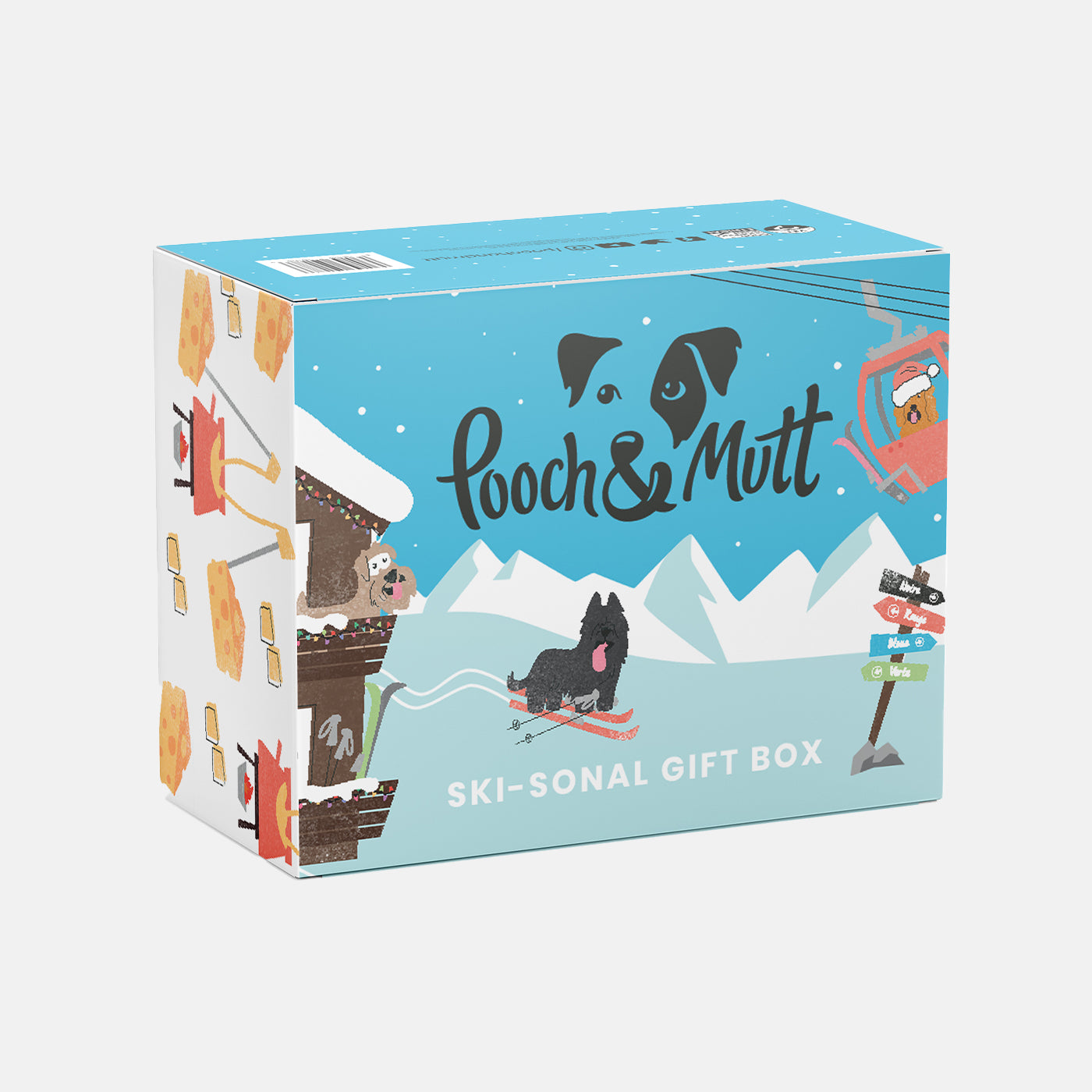 Pooch & Mutt Skisonal Christmas Gift Box For Dogs, Available Now at Lords & Labradors