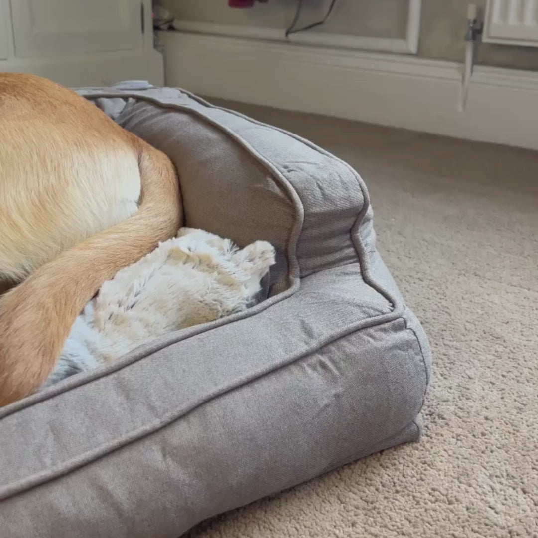 Present Your Furry Friend with the Perfect Dog Bed for The Ultimate Pet Nap-Time! Discover Our Luxury Deep Sleep Dog Bed In Stunning Alabaster! Available Now at Lords & Labradors    