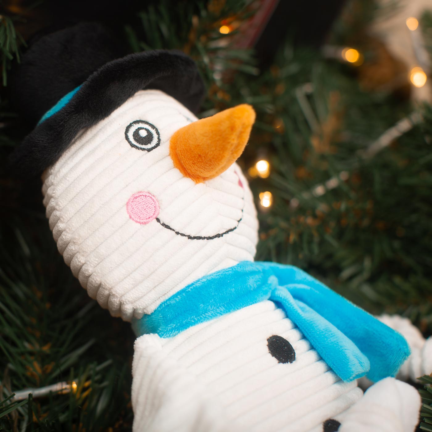 Happy Pet Bungee Snowman Dog Toy