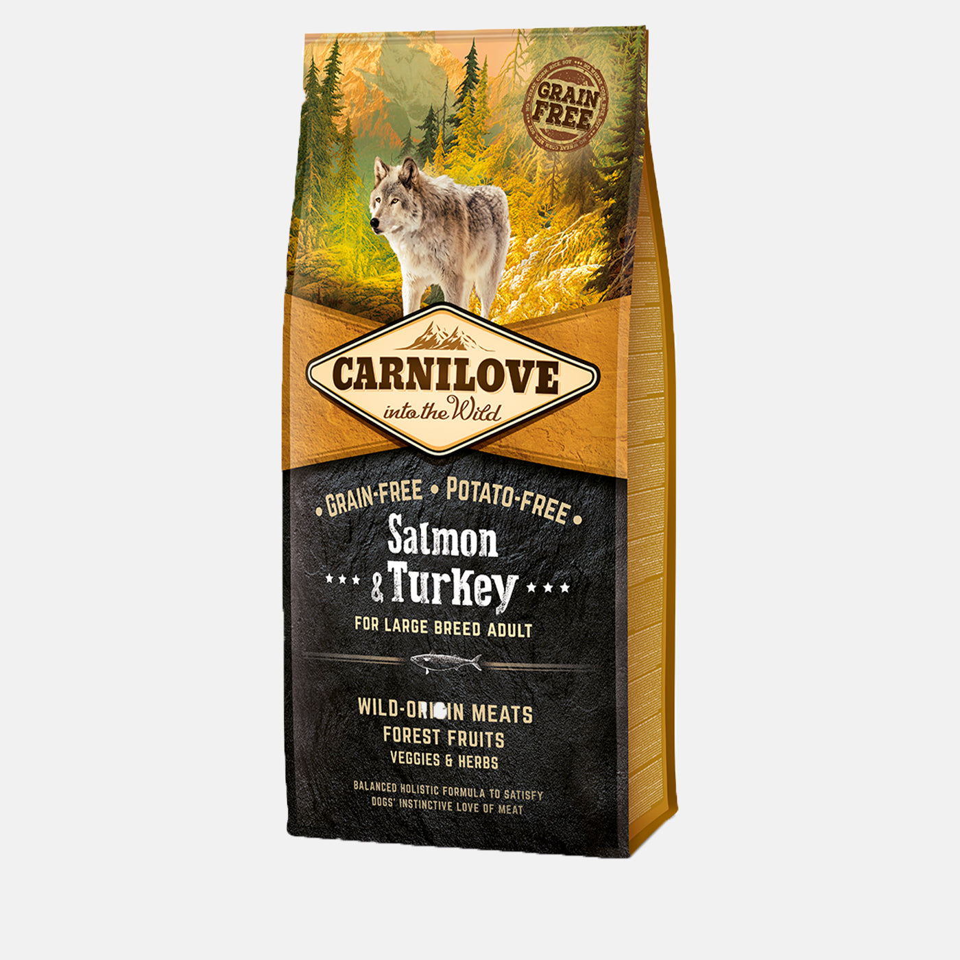 Carnilove Salmon & Turkey Large Breed Adult Dog Food 12KG