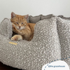 High Wall Bed For Cats With Removable Covers in Bouclé by Lords & Labradors