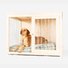 Wooden Sliding Door Salcombe Dog Crate by Lords & Labradors