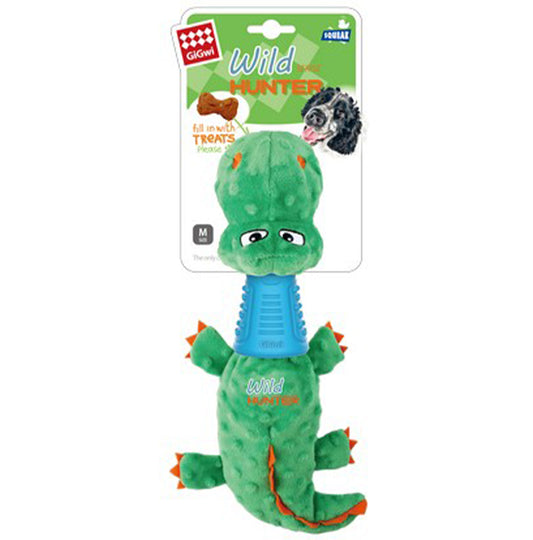 GiGwi Crocodile Plush Dog Toy