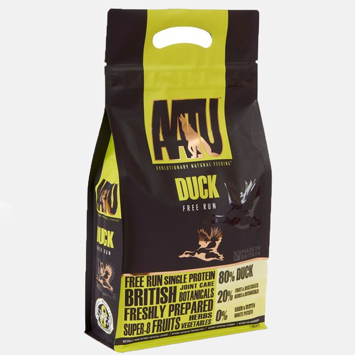 AATU 80/20 Adult Dog Food with Duck