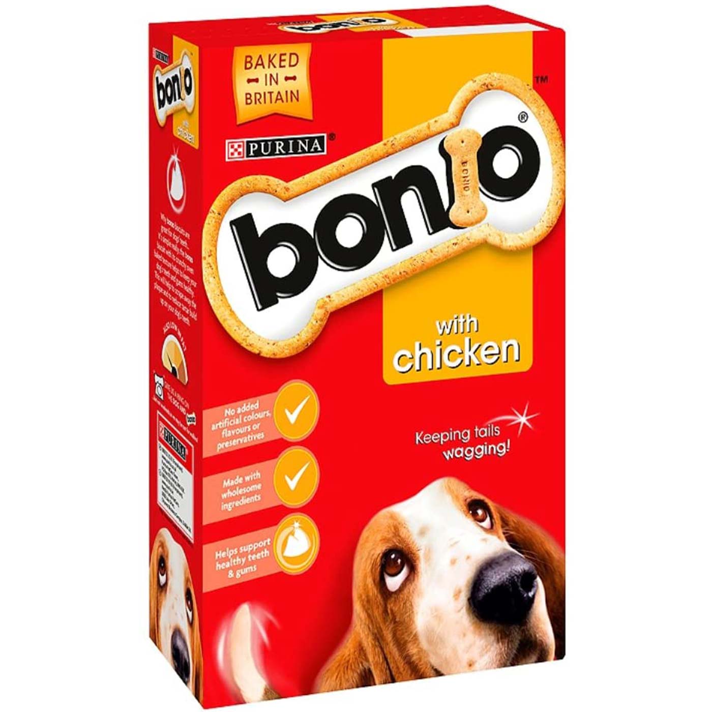 Bonio Dog Food Biscuits With Chicken 1.2kg