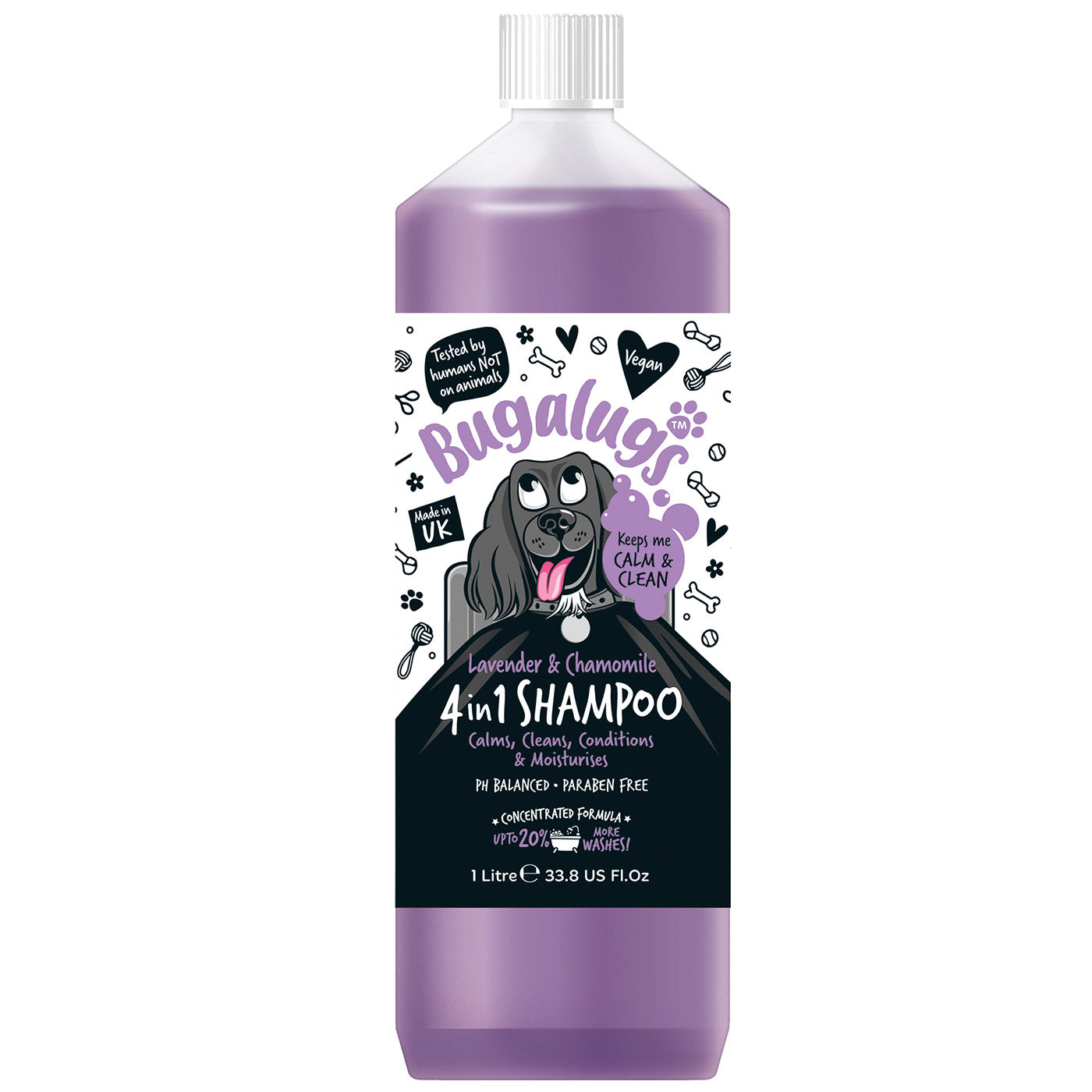 Bugalugs 4 In 1 Lavender & Chamomile Shampoo