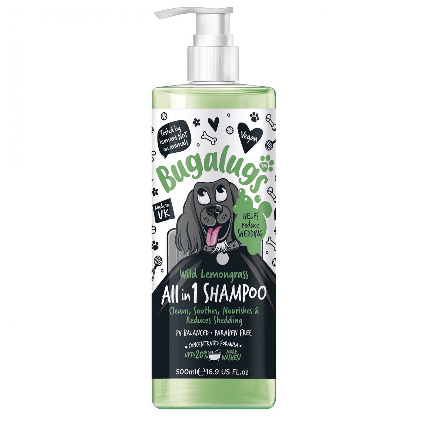 Bugalugs All In 1 Shed Control Shampoo