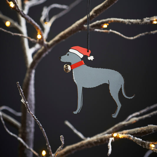 Lurcher Christmas Tree  Decoration by Sweet William 