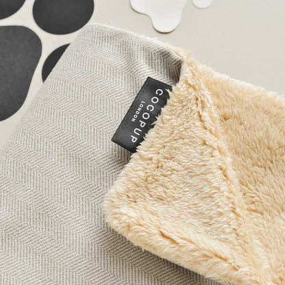 Cocopup London Brown Tweed Dog Blanket