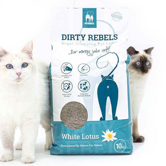 Dirty Rebels White Lotus Cat Litter 10 Litres
