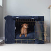 Dog Crate Set in Navy Essentials Plush by Lords & Labradors