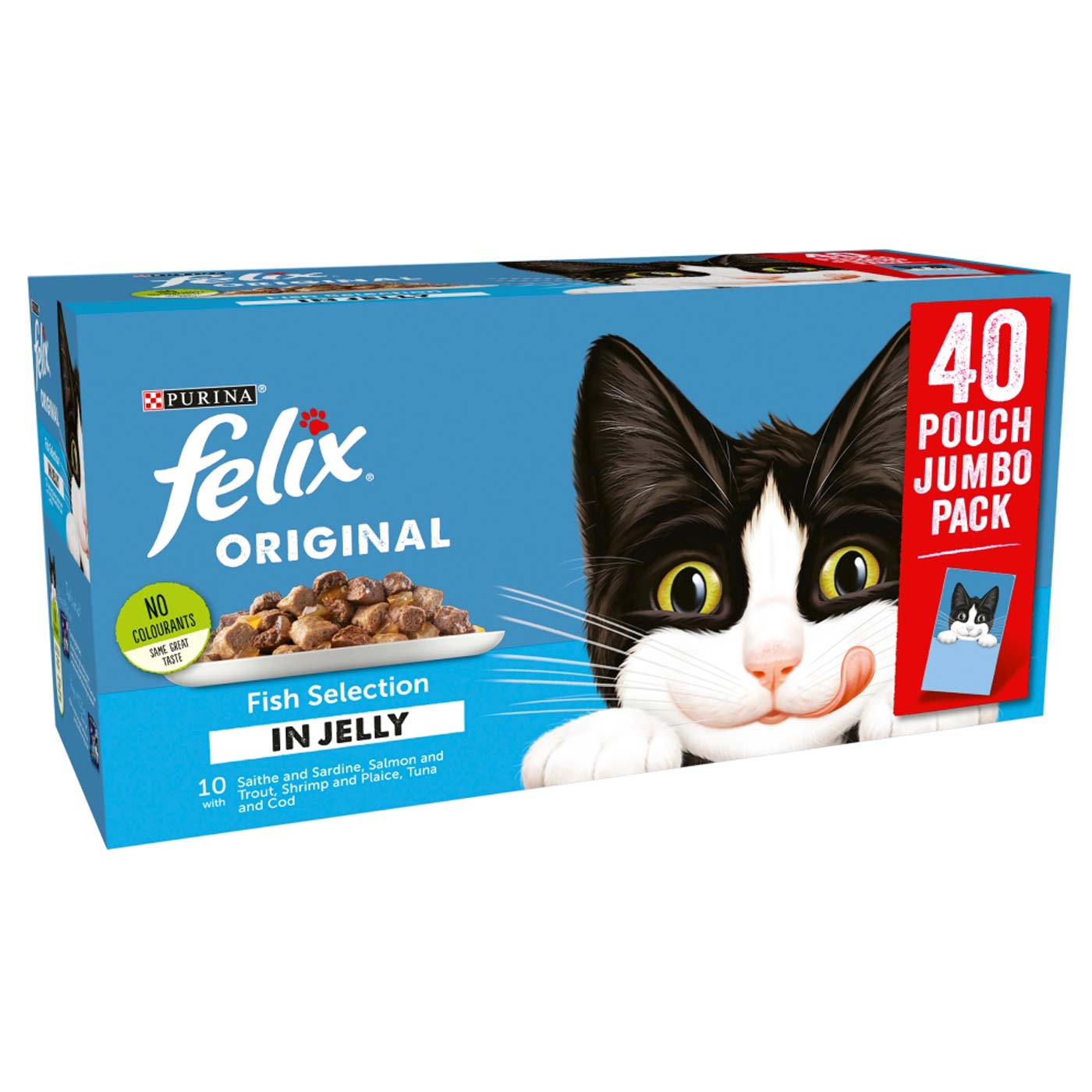 Felix Cat Food Fish Selection In Jelly (40 x 100g)