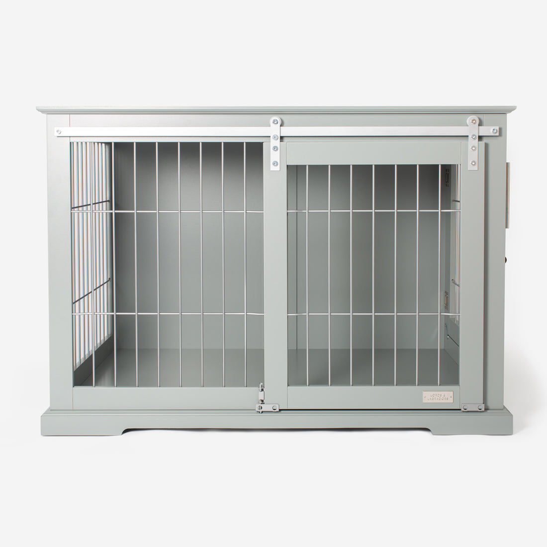 Picture of Wooden Sliding Door Dog Crate | Lords & Labradors Dog Crate