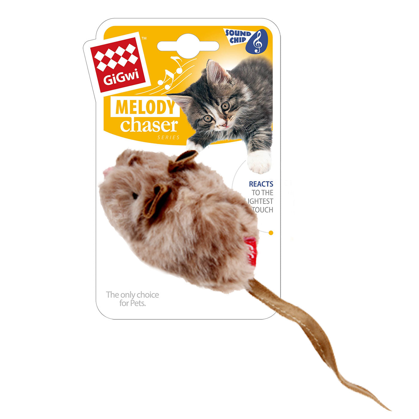 GiGwi Bird Motion Activated Mouse Sound Cat Toy