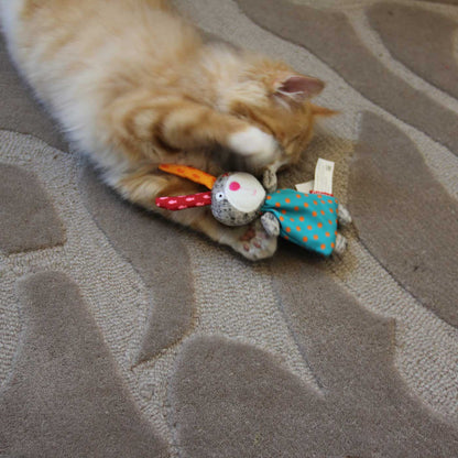 GiGwi Refillable Bunny Cat Toy With Catnip