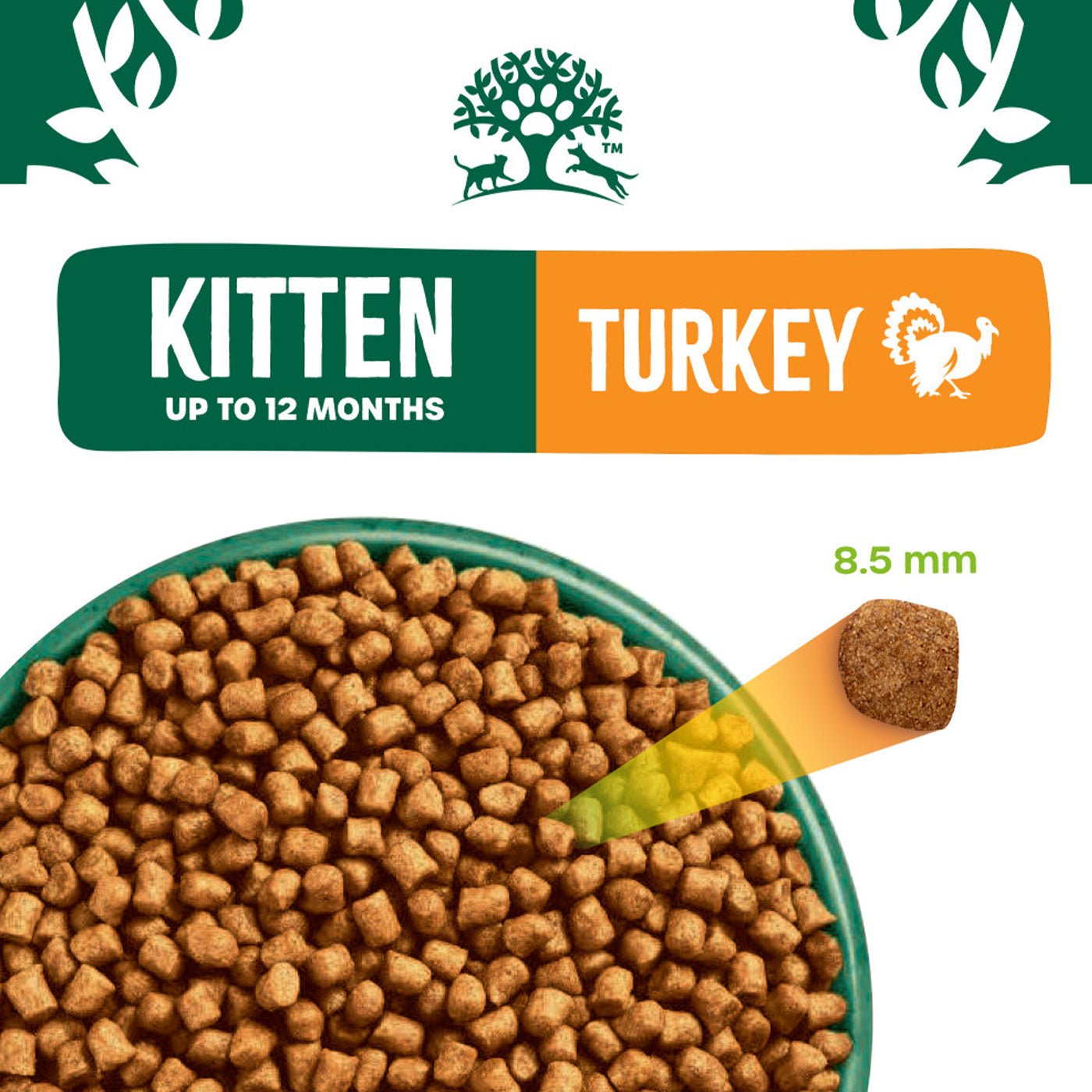 James Wellbeloved Kitten Turkey Food 1.5KG