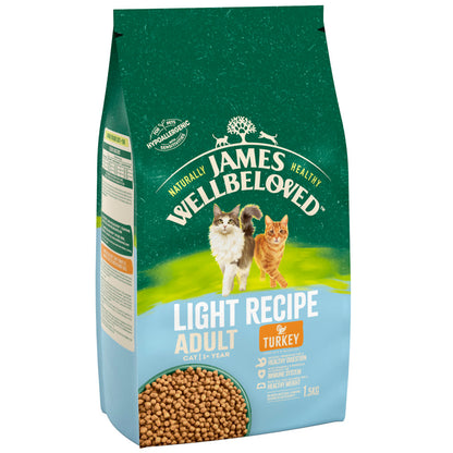 James Wellbeloved Turkey Light Adult Cat Food 1.5KG