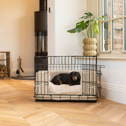 Dog Crate Bumper in Savanna Oatmeal by Lords & Labradors