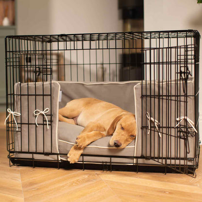 Dog Crate Bumper in Savanna Stone by Lords & Labradors