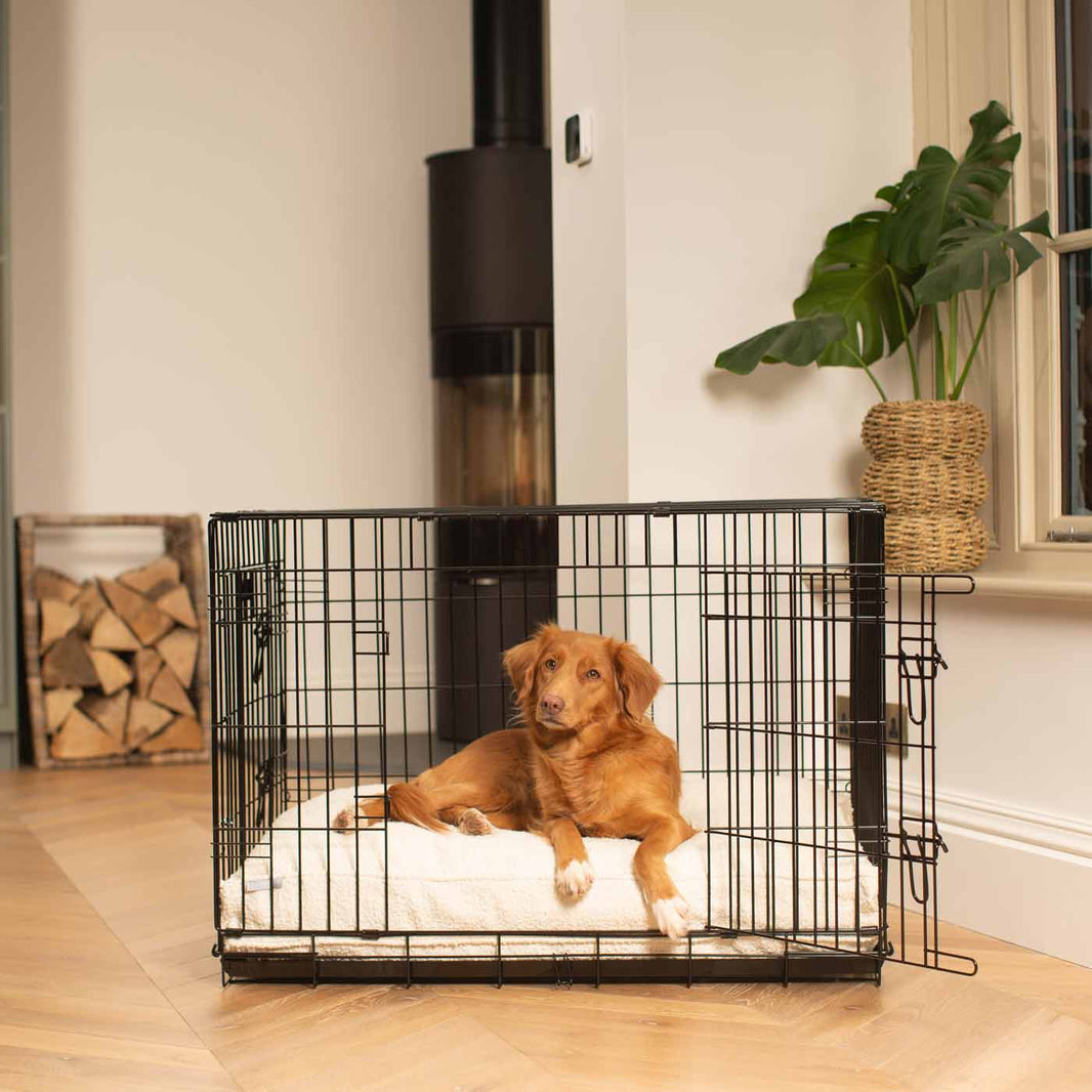 Wooden Rustic Sliding Door Dog Crate Dog Crate Lords & Labradors