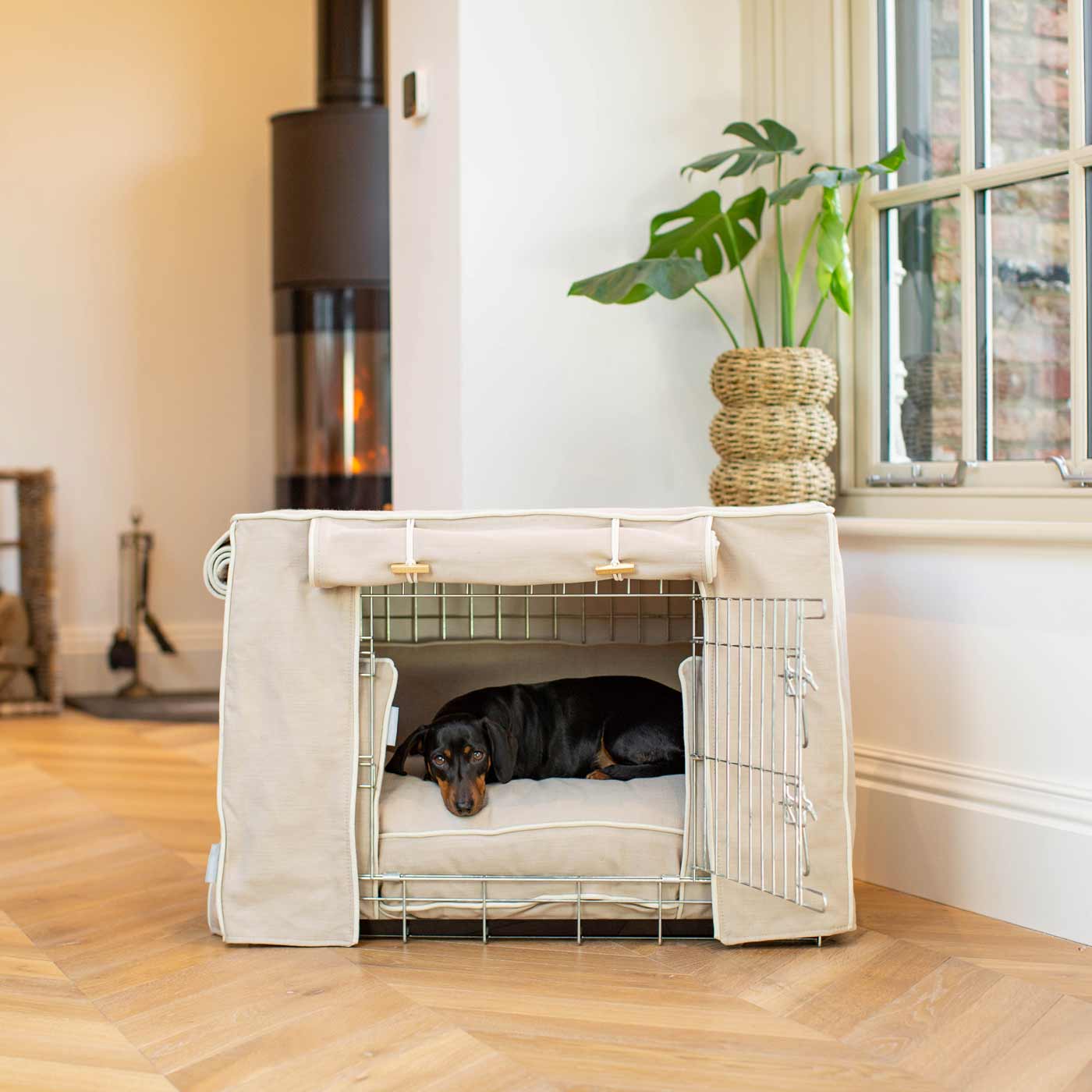 Stunning Pet Dog Crate Set Training Essentials image