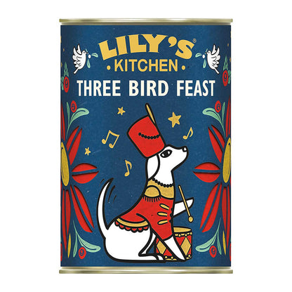 Lily's Kitchen Christmas Three Bird Feast for Dogs 400g