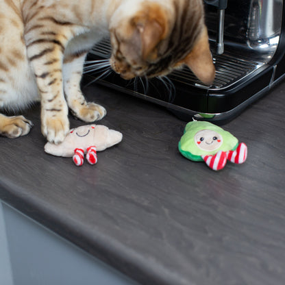 Rosewood Christmas Brunch Cat Toy Duo