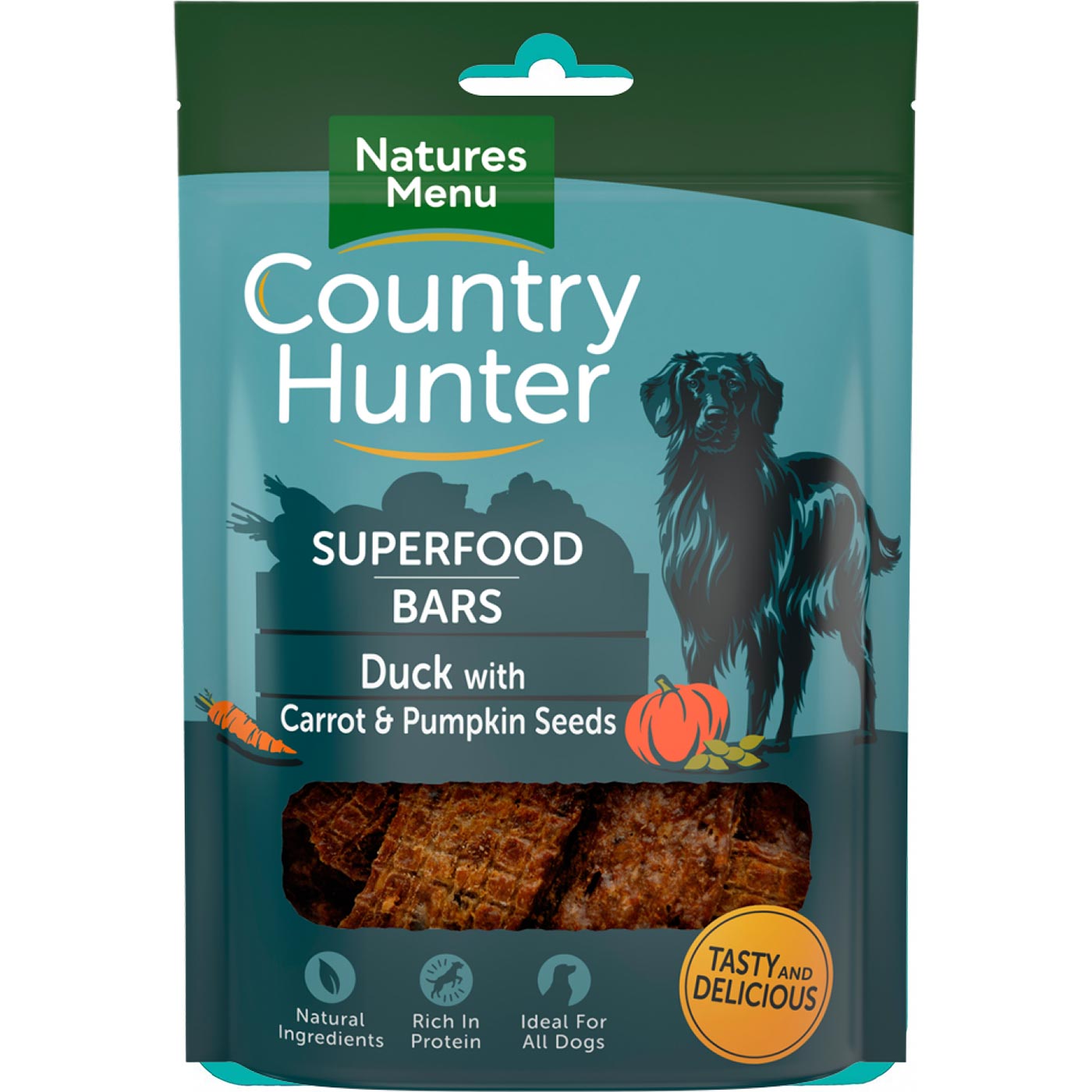 Natures Menu Country Hunter Duck Superfood Bars 100g