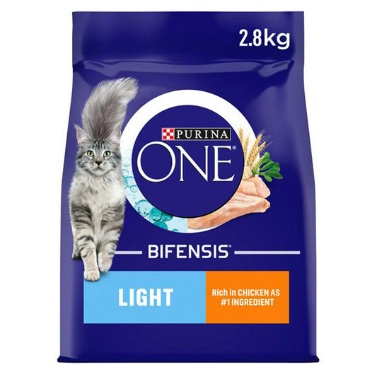 Purina One Light Adult Cat Chicken and Wheat Dry Food 2.8KG