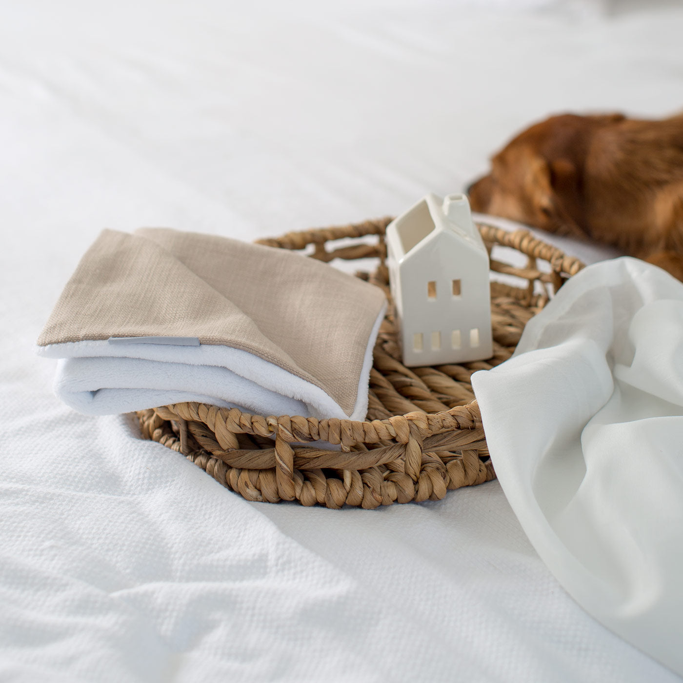 [colour:savanna oatmeal] Luxury Savanna Pet Blanket collection, In Stunning Savanna Oatmeal. The Perfect Blanket For Dogs, Available at Lords & Labradors