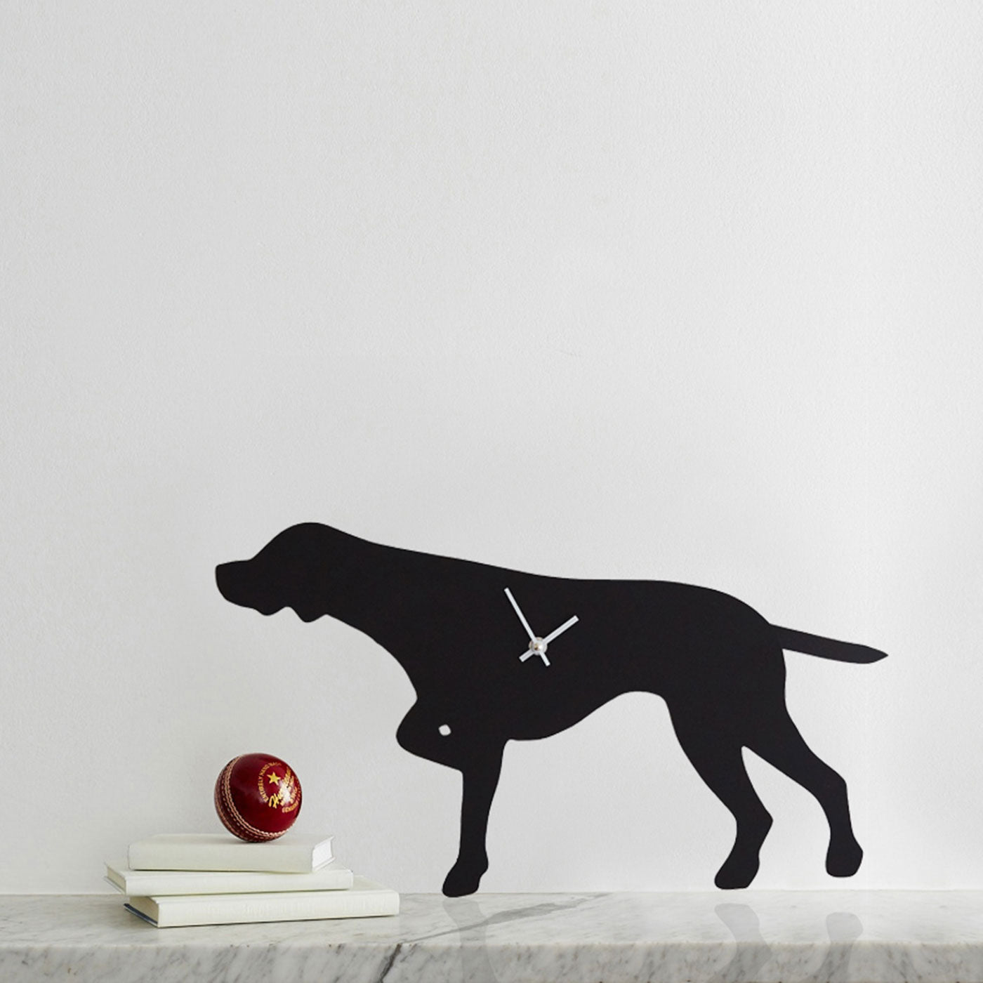 Wagging Tail Pointer Clock by The Labrador Company