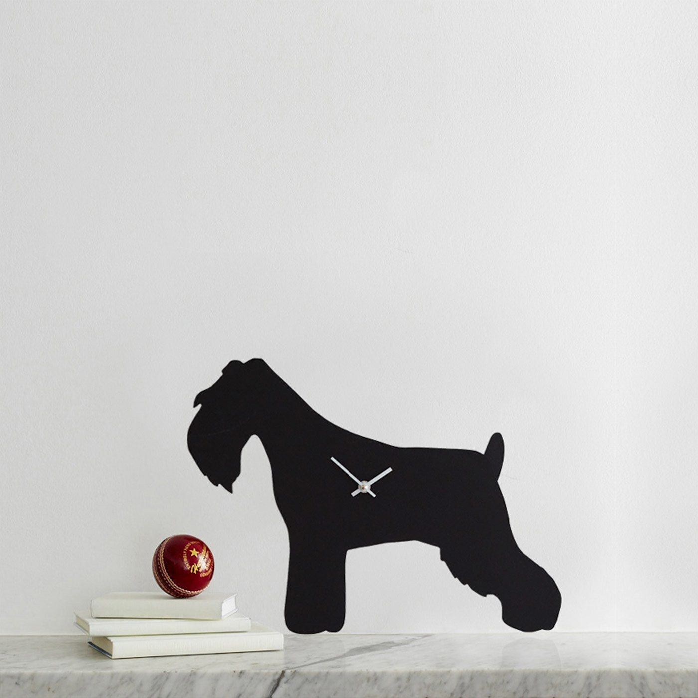 Wagging Tail Schnauzer Dog Clock by The Labrador Company
