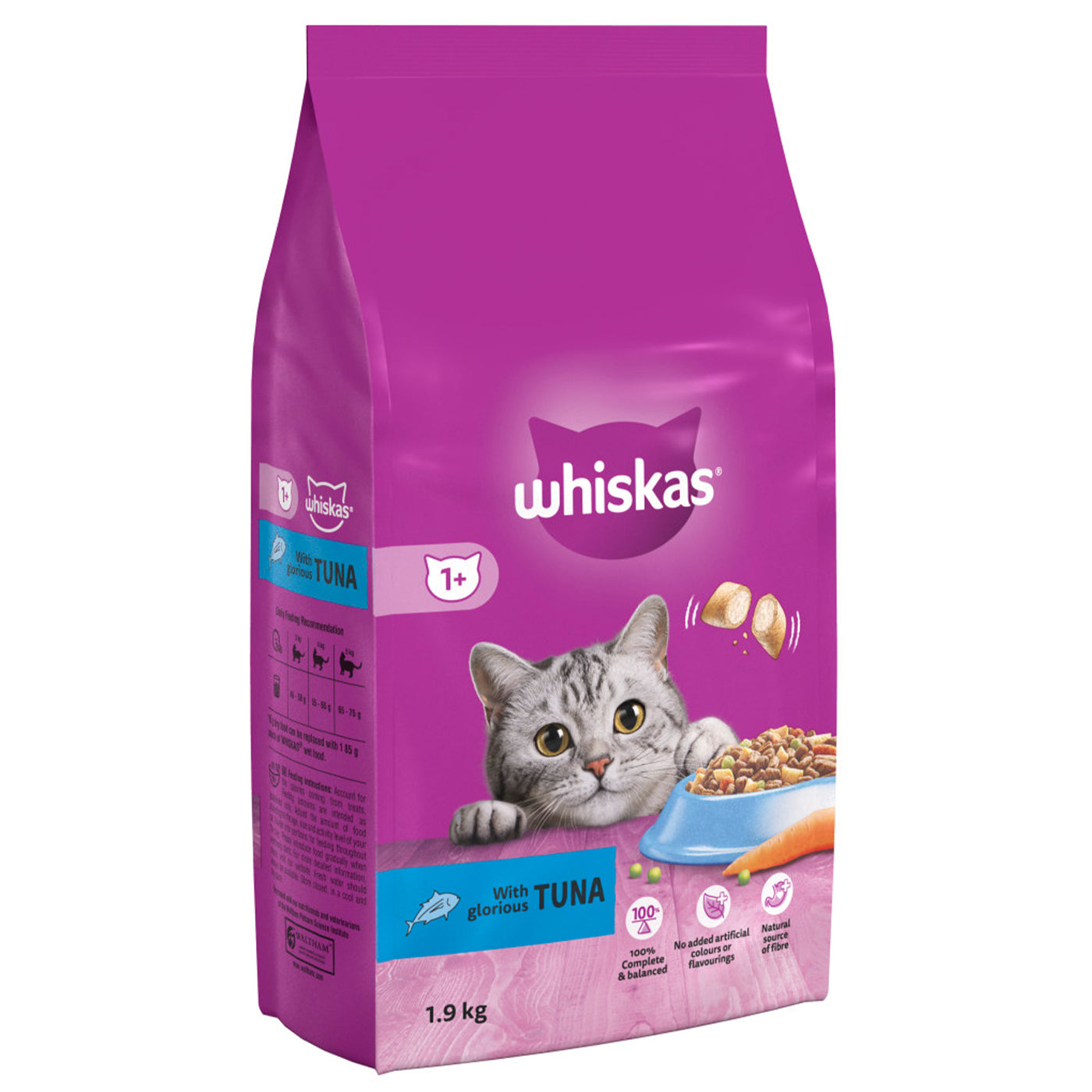 Whiskas 1+ Cat Complete Dry Food with Tuna
