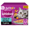 Whiskas 1+ Cat Tasty Mix Catch of the Day in Gravy (12x85g)