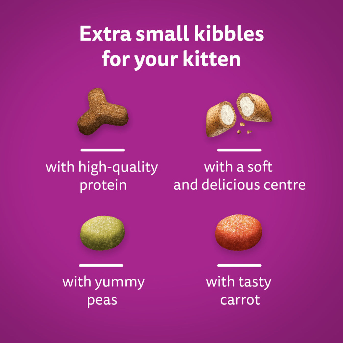 Whiskas 2-12 Months Kitten Complete Dry Food with Chicken