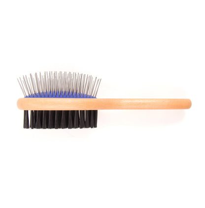 Ancol Wood Handle Double Sided Brush