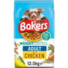Bakers Adult Weight Control Dry Dog Food Chicken 12.5kg