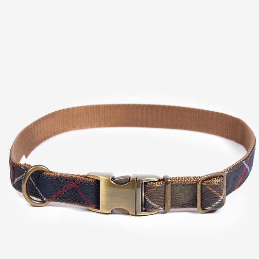 Barbour Tartan & Webbing Dog Collar