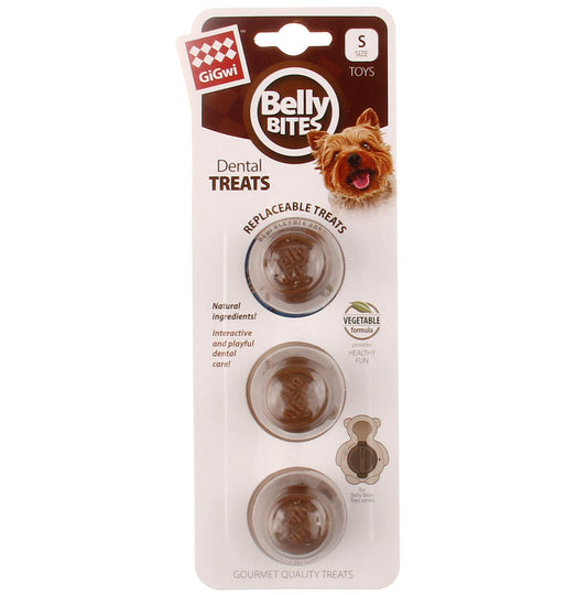 GiGwi Belly Bites Treats Refill 3 Pack