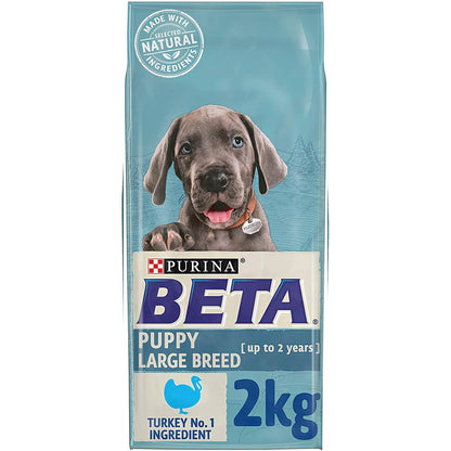 Purina Beta Puppy Large Breed Dry Dog Food with Turkey