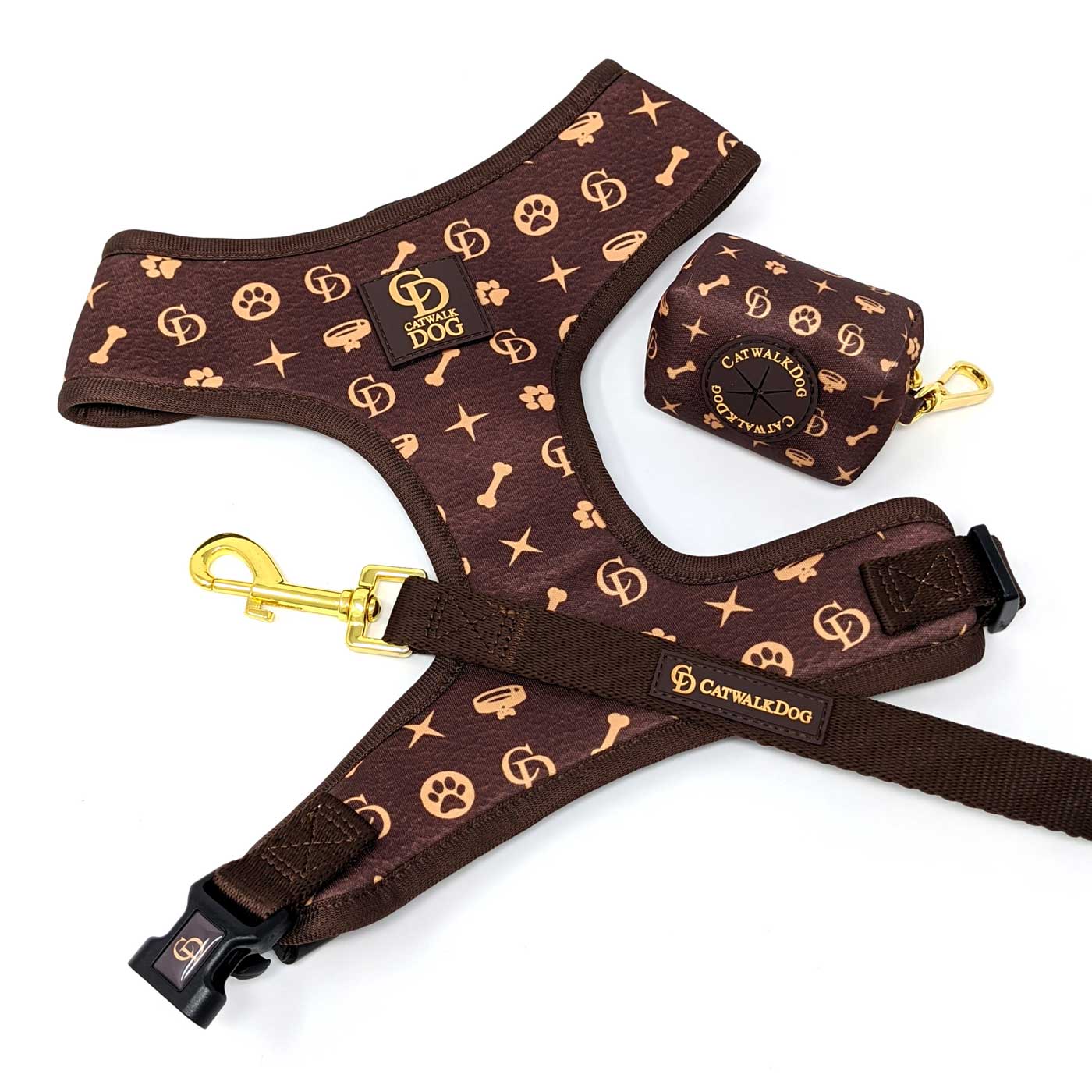 Catwalk Dog Chewy Vuitton Harness  Dog harness, Dog clothes, Dog supplies