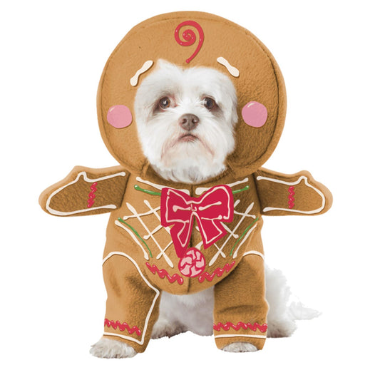 Christmas Gingerbread Pup Fancy Dress Costume