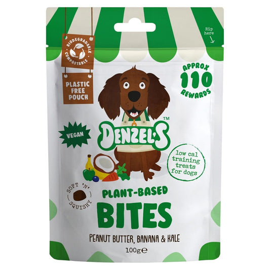 Denzel's Soft 'n' Squishy Plant Based Bites For Dogs 100g