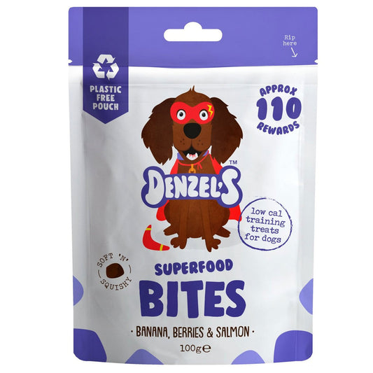 Denzel's Soft 'n' Squishy Superfood Bites For Dogs 100g