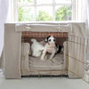 Imperfect Dog Crate Cover In Savanna Oatmeal To Fit L&L Crate