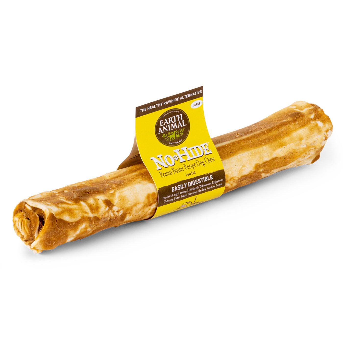 Peanut butter best sale rawhide dog chews