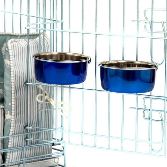 Pair Of Dog Bowls For Crates Ellie Bo Dog Crate Bowls Lords & Labradors
