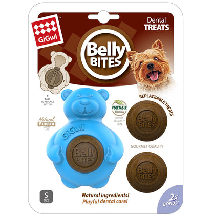 GiGwi Belly Bites Bear with Replaceable Treats