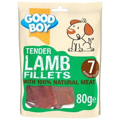 Good Boy Tender Lamb Fillets 80g